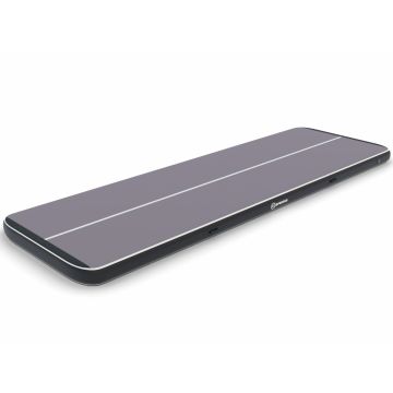 Airtrack 12spring 800x200x20 cm Plus Zwart/grijs