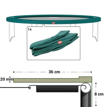 Trampoline Rand Favorit Berg 330 cm