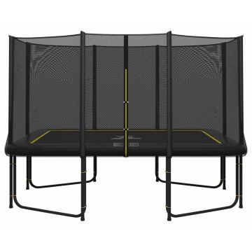 Magic Circle Pro Black Rechthoekige Trampoline 244 x 366 cm met veiligheidsnet