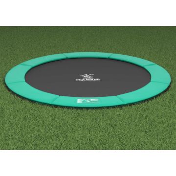 Flat to the Ground Trampoline Magic Circle Pro Groen 427 cm