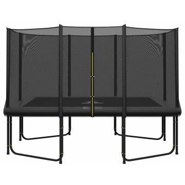 Magic Circle Pro Grey Rechthoekige Trampoline 244 x 366 cm met veiligheidsnet