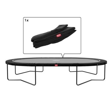 Trampoline Rand ovaal Berg Favorit Grand 520x345 cm Zwart