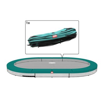Trampoline Rand ovaal Berg Favorit Grand inground 520x345 cm Groen