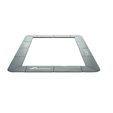Trampoline Rand Rechthoekig Flat To The Ground Akrobat Primus 300x180 cm Antraciet