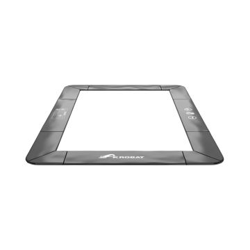 Trampoline Rand Rechthoekig Flat To The Ground Akrobat Primus 330x250 cm Zwart