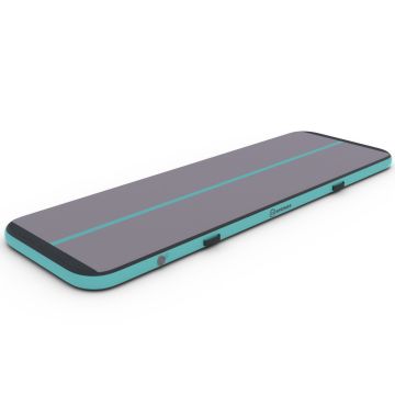 Airtrack 12spring 300x100x10 cm standaard Mintgroen/grijs