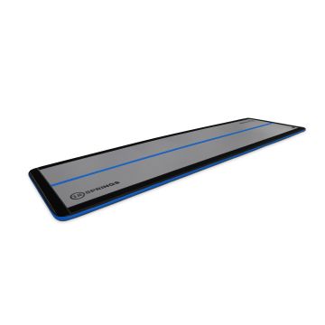Airtrack 12spring 500x150x5 cm Slim Zwart/blauw