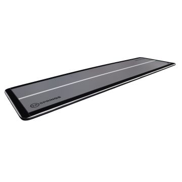 Airtrack 12spring 500x150x5 cm Slim Zwart/grijs