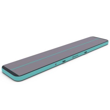 Airtrack 12spring 600x100x20 cm Plus Mintgroen/grijs