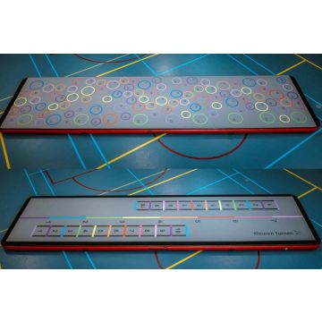 Airtrack 12springs 800x200x20 cm Plus Multi Colour kleuren turnen