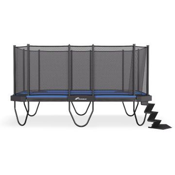 Akrobat XCITYX Rechthoekige Trampoline 430x305 cm met veiligheidsnet