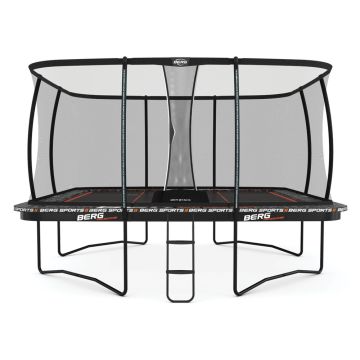 Berg Ultim Pro Bouncer Vierkante Trampoline 500x500 cm met deluxe veiligheidsnet XL