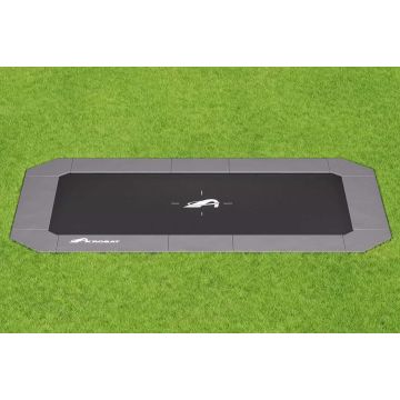 Flat to the ground Trampoline Rechthoekig Akrobat Primus Plus Antraciet 520 x 305 cm