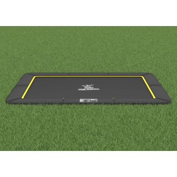 Flat to the ground Trampoline Rechthoekig Magic Circle Pro Zwart 214x305 cm
