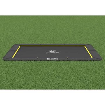 Flat to the ground Trampoline Rechthoekig Magic Circle Pro Zwart 244x366 cm