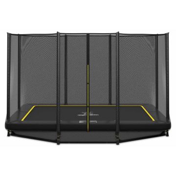 Ingraaf Trampoline Magic Circle Pro Black 214 x 305 cm met veiligheidsnet