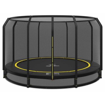 Ingraaf Trampoline Magic Circle Pro Black 427 cm met veiligheidsnet