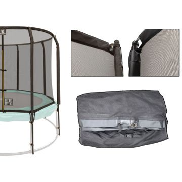 Los veiligheidsnet fiber inside voor trampoline 305 cm | 4 poten (zonder palen)