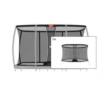 Los veiligheidsnet voor rechthoekige Berg Ultim deluxe trampoline 330x220 cm