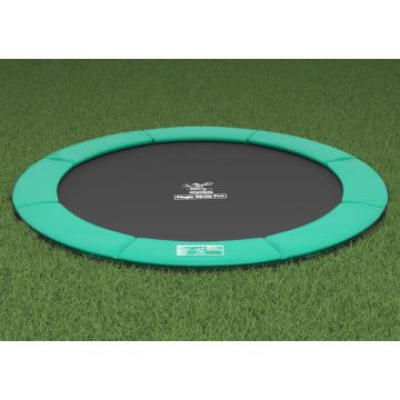 Flat to the Ground Trampoline Magic Circle Pro Groen 305 cm