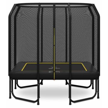 Magic Jump Fiber Rechthoekige Trampoline 153 x 214 cm Black met Veiligheidsnet