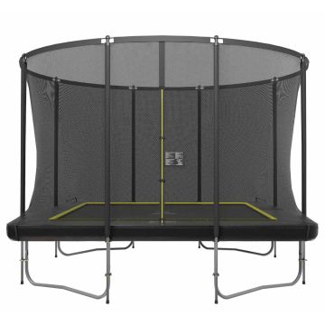 Magic Jump Fiber Rechthoekige Trampoline 214 x 305 cm Black met Veiligheidsnet