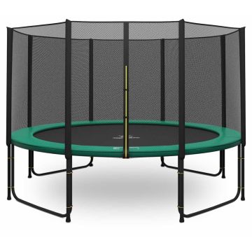 Magic Jump trampoline 427 cm Groen met veiligheidsnet