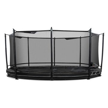 North Legend Ovale Ingraaf Trampoline 350x245 cm met veiligheidsnet