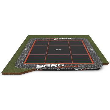 Berg Ultim Pro Bouncer Vierkante Flatground Trampoline 500x500 cm