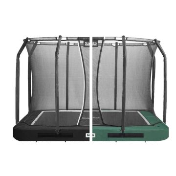 Salta Premium Ground rechthoekige Ingraaf Trampoline 153 x 214 met veiligheidsnet