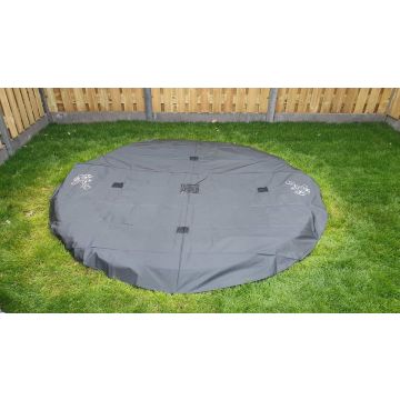 Trampoline Afdekhoes Flat To The Ground 244 cm Black