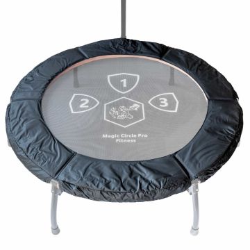 Trampoline rand Fitness Magic Circle Pro Zwart 125 cm Rond