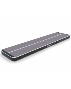 Airtrack 12spring 400x100x20 cm Plus Zwart/grijs