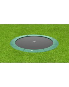 Flat to the ground Trampoline Akrobat Orbit 244 cm groen