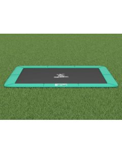Flat to the ground Trampoline Rechthoekig Magic Circle Pro Groen 214x305 cm