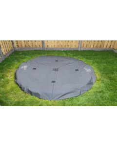 Trampoline Afdekhoes Flat To The Ground 244 cm Black