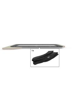 Trampoline Rand Rechthoekig Berg champion Ultim Flatground 500x300 cm Grijs