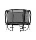 Akrobat Orbit Pro trampoline 305 cm antraciet met veiligheidsnet