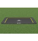 Flat to the ground Trampoline Rechthoekig Magic Circle Pro Zwart 214x305 cm