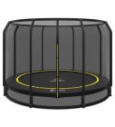 Ingraaf Trampoline Magic Circle Pro Black 366 cm met veiligheidsnet