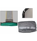 Trampoline los veiligheidsnet fiber rechthoek 244x366 cm met sluis(zonder palen)