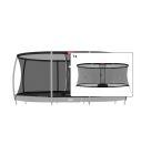 Los veiligheidsnet voor ovale berg grand champion trampoline 520x345 cm Deluxe