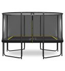 Magic Circle Pro Fiber Black Rechthoekige Trampoline 244 x 366 cm met veiligheidsnet