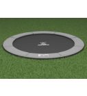 Flat to the Ground Trampoline Magic Circle Pro Grey 366 cm