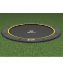 Flat to the Ground Trampoline Magic Circle Pro Black 366 cm