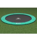 Flat to the Ground Trampoline Magic Circle Pro Groen 410 cm