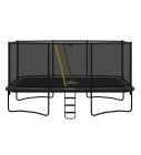 Magic Circle Pro Grey Rechthoekige Trampoline 525 x 305 cm met veiligheidsnet
