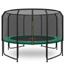 Magic Jump Fiber trampoline 427 cm Groen met veiligheidsnet