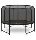 Magic Jump Fiber Black trampoline 427 cm met veiligheidsnet