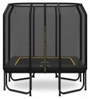 Magic Jump Fiber Rechthoekige Trampoline 153 x 214 cm Black met Veiligheidsnet